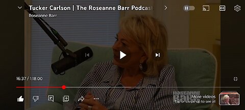 Roseanne Barr podcast Tucker Carlson part 3