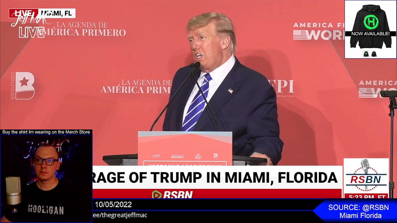 LIVE: President Donald Trump at Hispanic Leadership Conference in Miami Florida