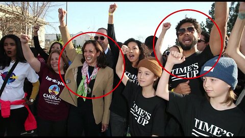 When Kamala Harris was in the street protesting deportation & border security (feat Jussie Smollett)