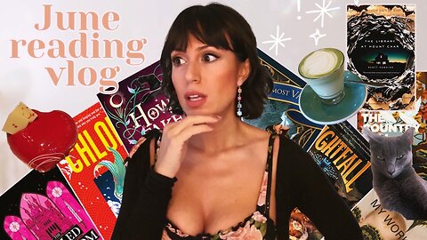 eerie towns, frightening fathers, menstruating mermaids & more | june reading vlog | 8 books