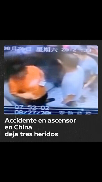 El mal funcionamiento de un ascensor en China hace volar por los aires a 3 pasajeros