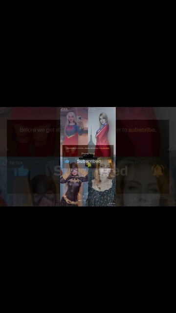 Rate the Girls: Best Supergirl vs Batgirl TikTok Cosplay Contest #1 🦸‍♀️🦇 #shorts