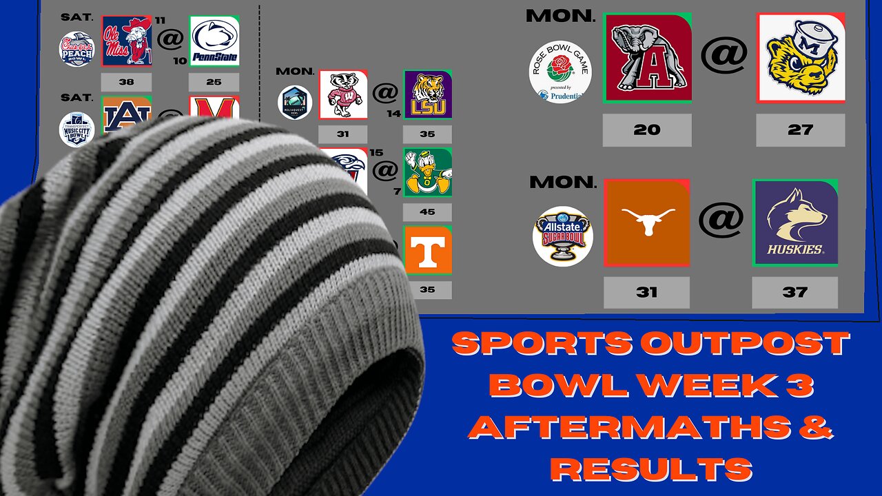 2 Instant Classics For The Final 4 Team CFP Format - Bowl Week 3 Review