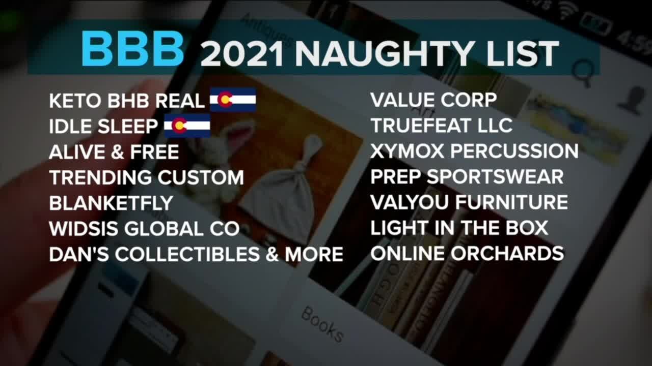 BBB releases 2021 Naughty List