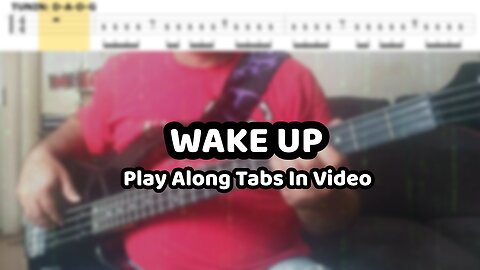 Rage Against The Machine - Wake Up - Bass Cover & Tabs