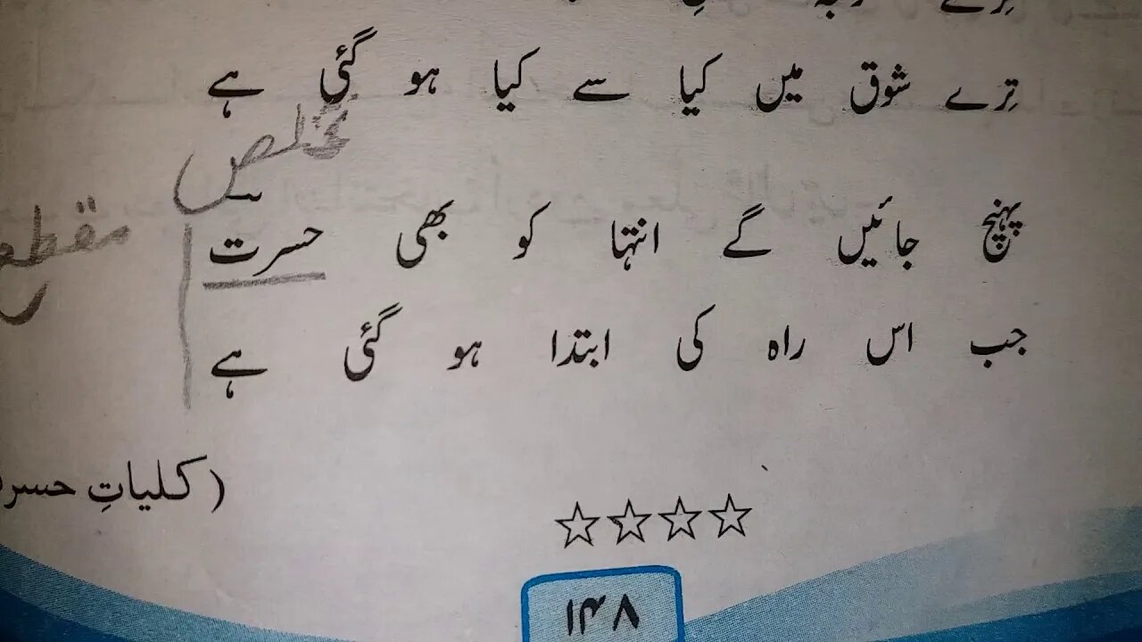 Urdu 10th Lecture 4 Gazal P IV