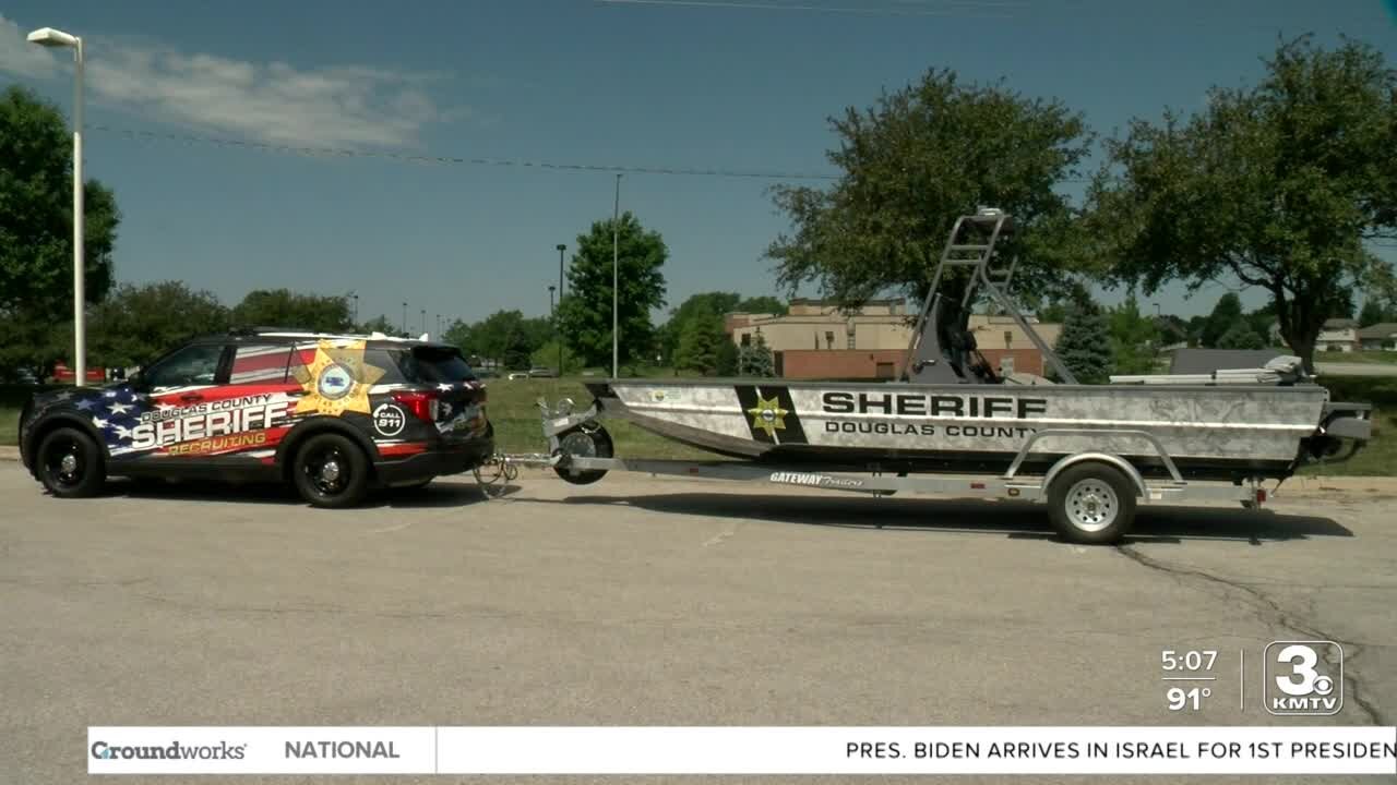 Douglas County Sheriff's Office unveils new boat designed for flood response