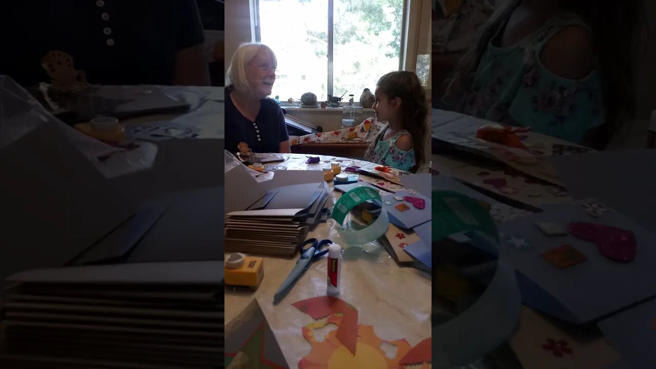 Card Making at GiGi's, Are you Gonna Slime Me? No! Promise?