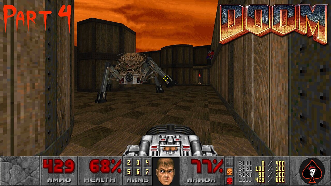 Doom 1993 (Remastered) Play Through - Part 4 (End Game)