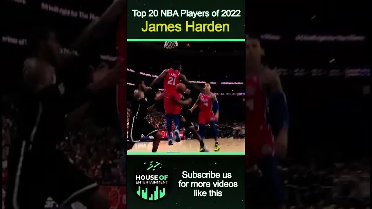 James Harden barely makes it to the top 20 NBA Players in 2022 | Top NBA Players #Shorts