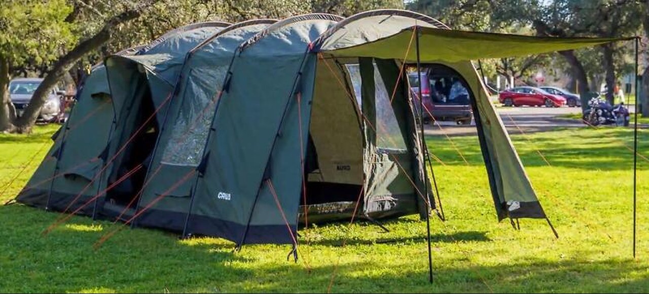 Insulated Crua Quad 4 Person Tunnel Tent for All Seasons
