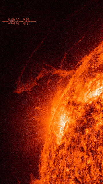 Som ET - 81 - Sun - Impressive solar filament eruption - January 20, 2023
