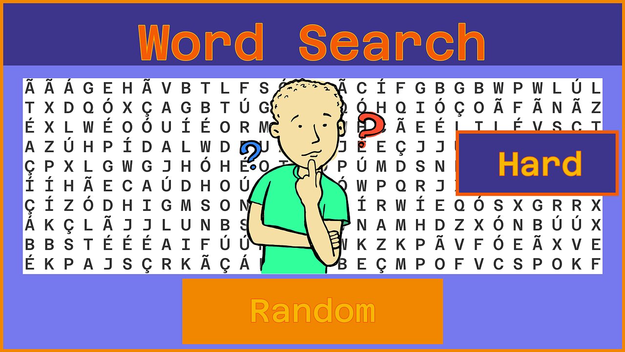 Word Search - Challenge 12/26/2022 - Hard - Random