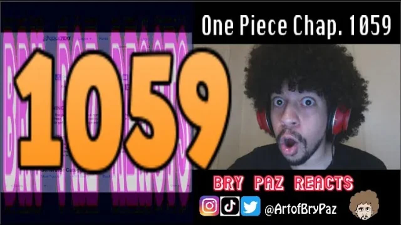 One Piece Chapter 1059 LIVE REACTION