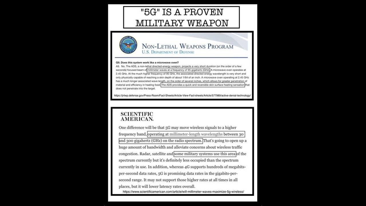 MICROWAVE WEAPONS AT 60 HERTZ 60 HERTZ (5G) WILL COOK YOU 1985 CNN