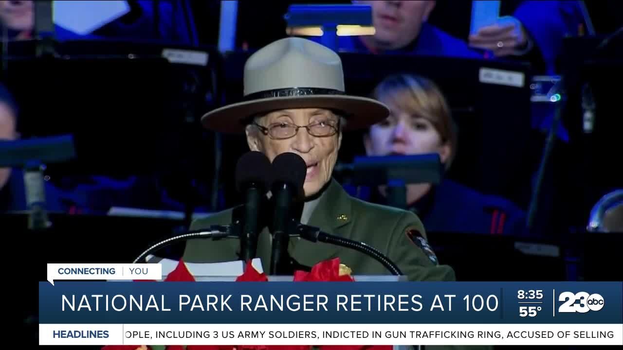 National park ranger retires at 100