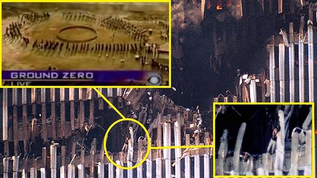 9/11 WTC Human Sacrifice (All Seeing Eye) Ritual on Ground Zero One Year Anniversary!