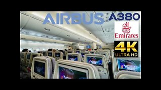 Emirates EK215 Airbus A380 Dubai-Los Angeles Economy Class Review (4K)