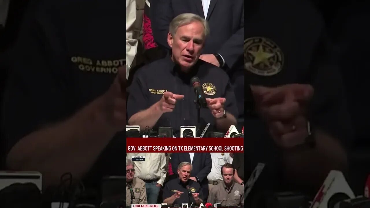 Gov Greg Abbott Speaks After Beto O'Rourke Shouted at Briefing #Shorts