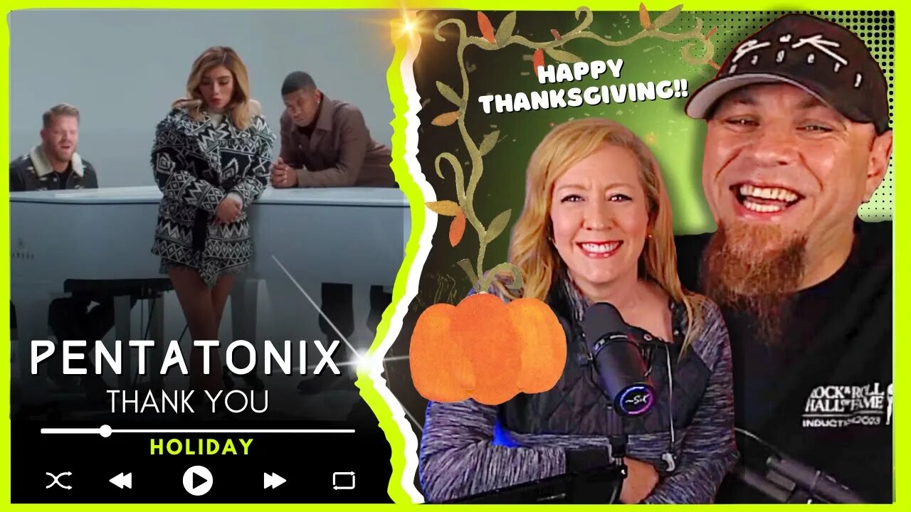 PENTATONIX "Thank You" - Happy Thanksgiving! // Audio Engineer & Wifey React