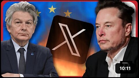 Uh Oh! Elon Musk is about to DROP THE HAMMER on the EU over censorship | Redacted w Natali Morris