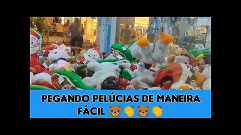 COMO PEGAR 🐻 URSINHO NA MÁQUINA DE PELÚCIA 👏👏👏