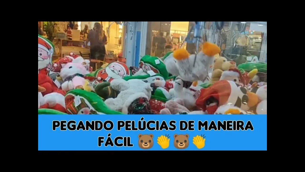 COMO PEGAR 🐻 URSINHO NA MÁQUINA DE PELÚCIA 👏👏👏