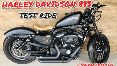 HARLEY-DAVIDSON 883 TEST RIDE #LIBERACERMOTO