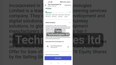 tata technologies ipo complete analysis #shorts