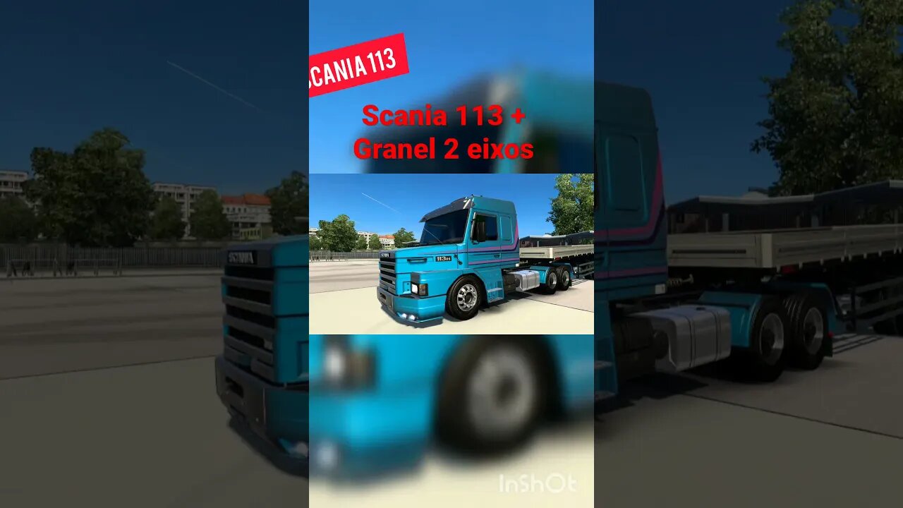 Scania 113 Qualificada + Granel Aço escovado 2 eixos #shorts #ets2mods #trucklife