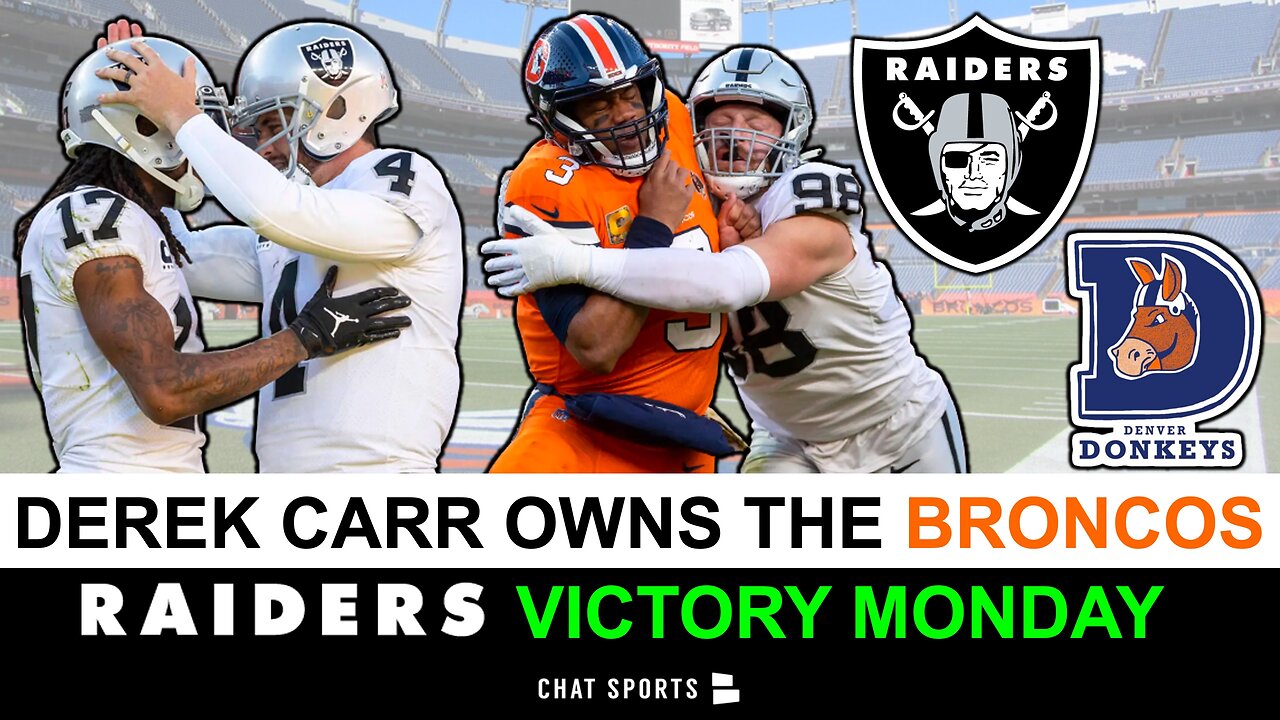 Raiders Victory Monday after 22-16 win over the Broncos
