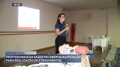 Leste de Minas: Profissionais da Saúde recebem qualificação para realização de atendimentos.