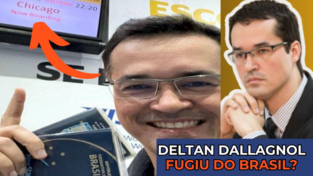 Deltan Dallagnol FUGIU DO BRASIL? Deltan DESMENTE FAKE NEWS sobre suposta fuga do Brasil