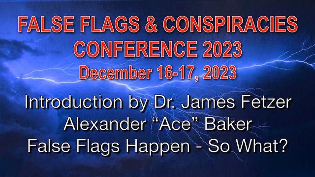 ALEXANDER ACE BAKER False Flags Happen. So What