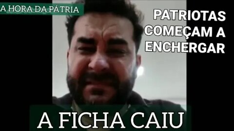 PATRIOTAS A FICHA CAIU, A ESQUERDALHA DESORIENTOU, O BARULHO FOI GIGANTE.