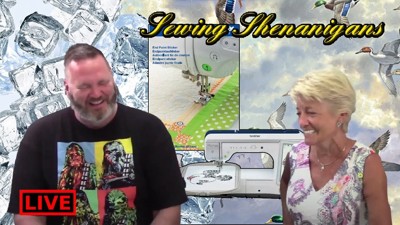 Becky & Brent Update Their Luminaire! Sewing Shenanigans live!