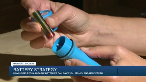 Using rechargeable batteries to save money, slow pollution