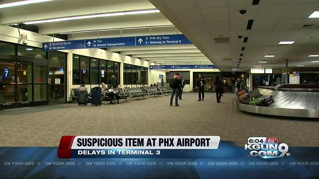 Overnight police situation resolved at Sky Harbor; operations back to normal according to officials