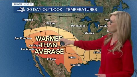 Cooler air for Saturday, then big warmup in Denver