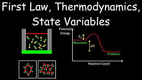 First Law of Thermodynamics, State Variables, Heat Capacity - Chemistry