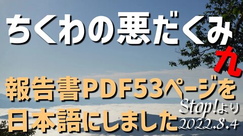 ちくわの悪だくみ 報告書を共有したく日本語にしました😊PDF53頁です[日本語朗読]040804