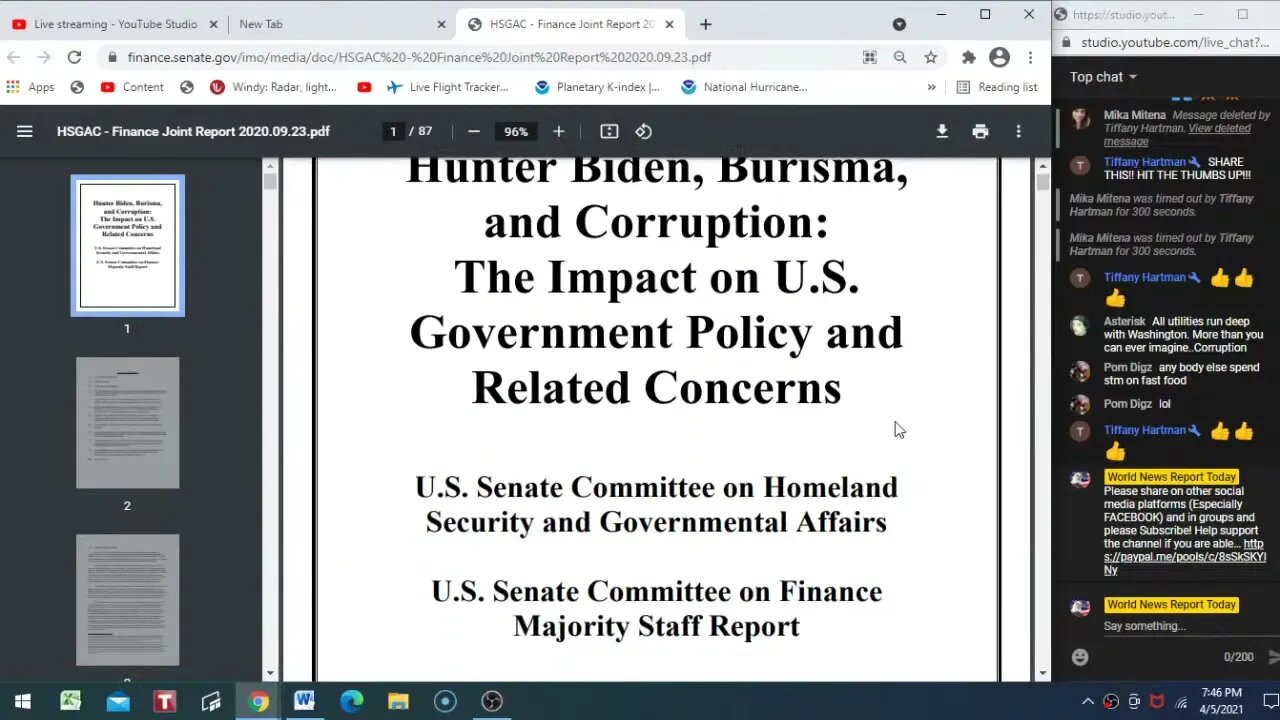 U S Senate Reports On Hunter Biden! They All Knew Everything Before The Election! This Is A Show!