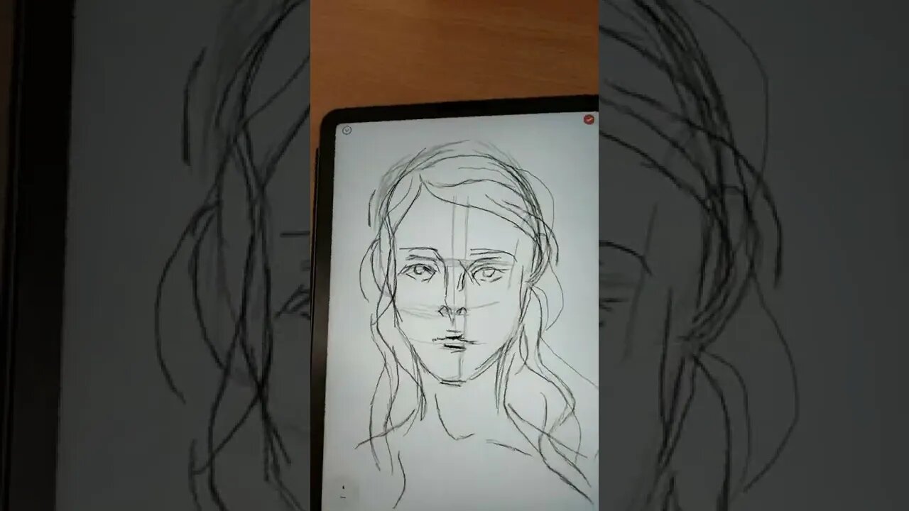 How to Draw Female Face? 👀 - Daily Art nr.116🖌️