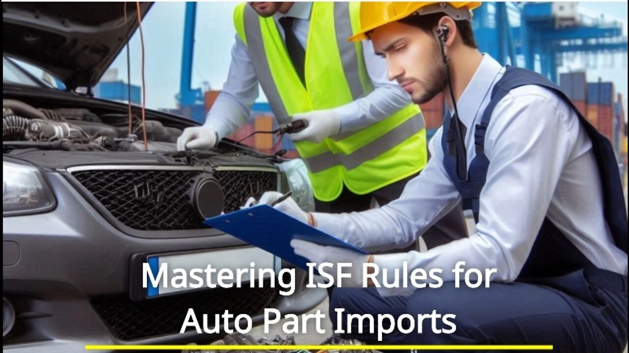 Mastering ISF Compliance: Safeguarding Your Automotive Vehicle Parts Imports