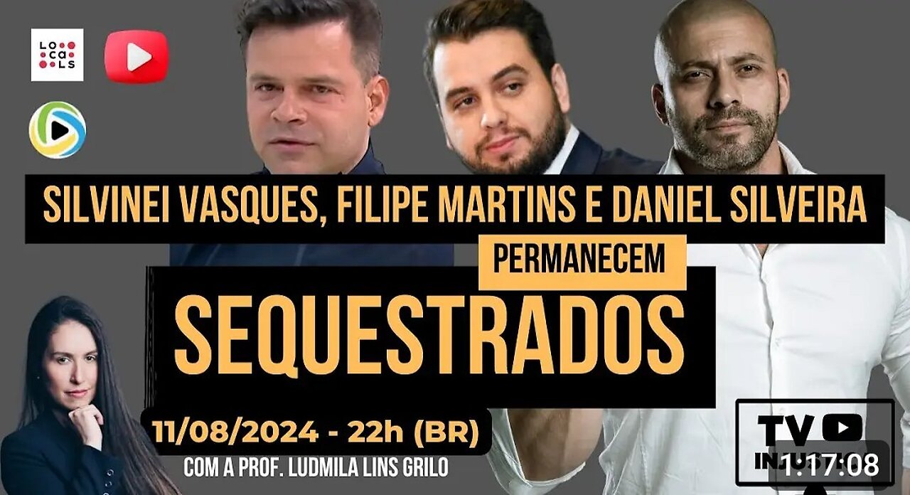 O presos políticos do Xandão,Silvinei Vasques,Filipe Martins e Daniel Silveira continua SEQUESTRADOS