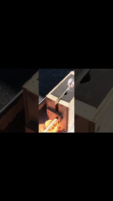 Sand Casting FAIL! #fire #dangerous #flame #shorts