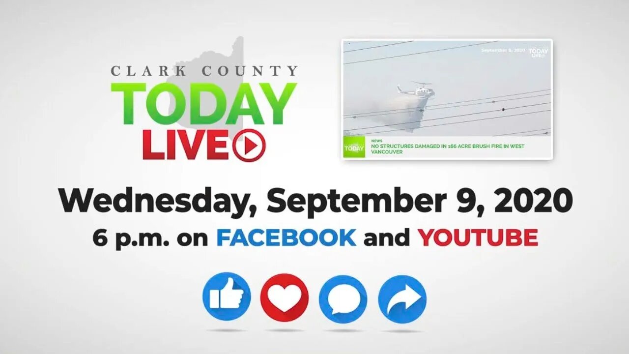 WATCH: Clark County TODAY LIVE • Wednesday, September 9, 2020