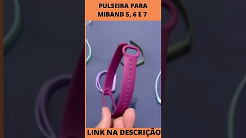 Pulseira para miband 5, 6 e 7 promocao pulseira de silicone para mi band 5, 6 e 7