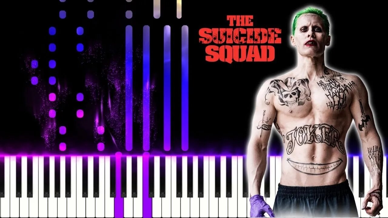 Suicide Squad - Joker Evolution Theme Medley - Piano Tutorial