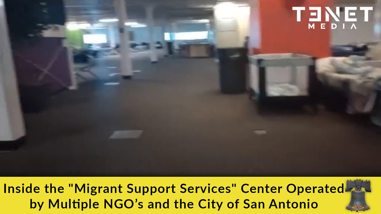 Inside the "Migrant Support Services" Center Operated by Multiple NGO’s and the City of San Antonio